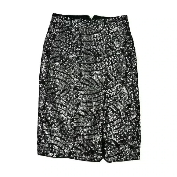 Walter Baker Josette Embellished Mesh Skirt Knee Length Size 6 - Picture 8 of 15